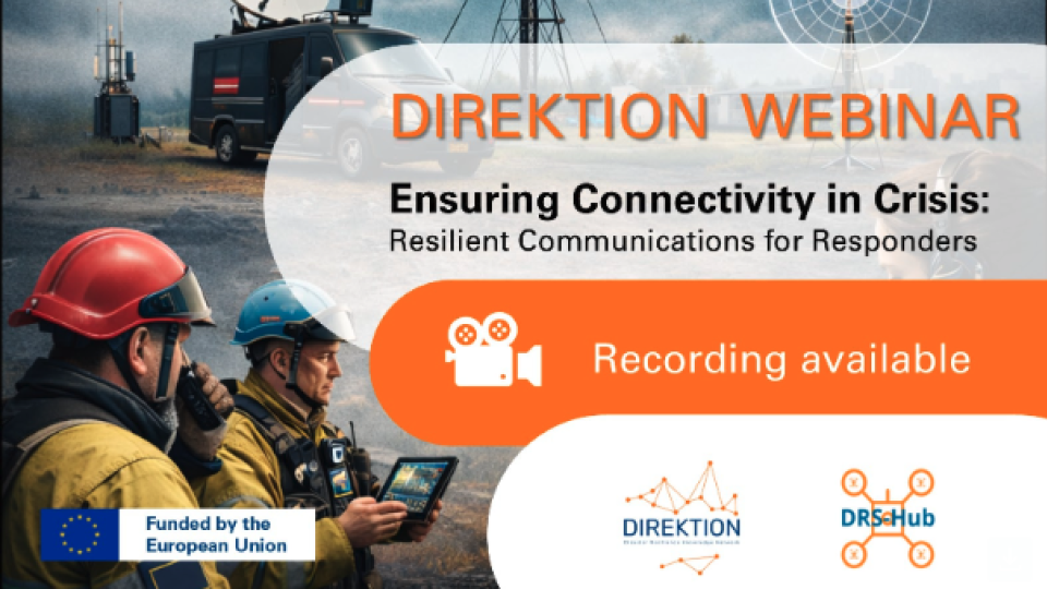 Screenshot of the webinar