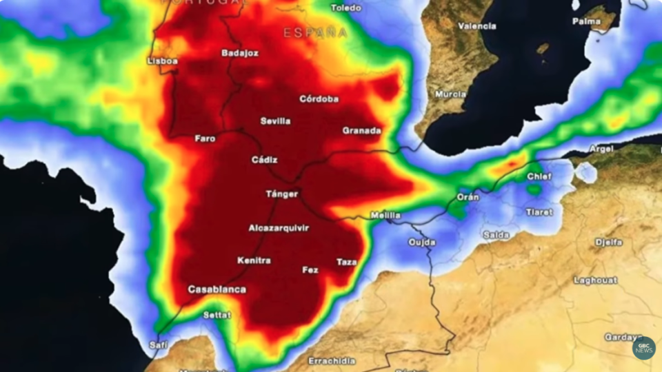 Storm Leonardo in Andalucia