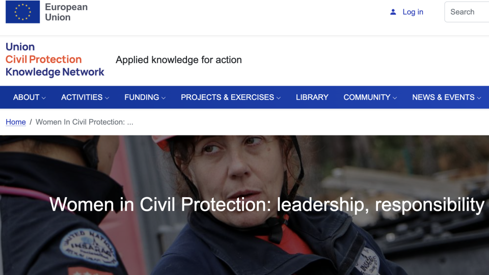 Screenshot from the European Network Article