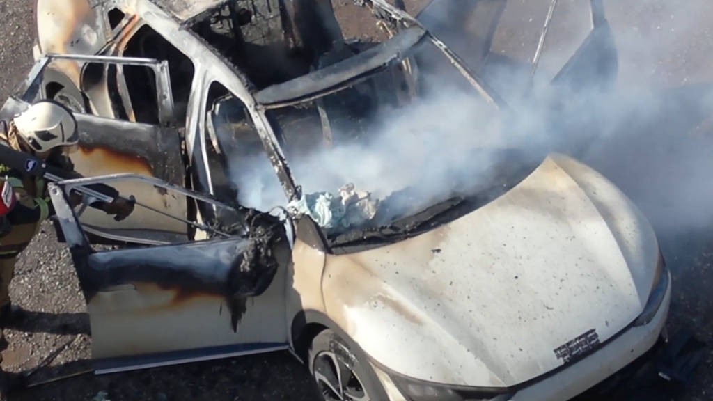 UHP lance used on an EV