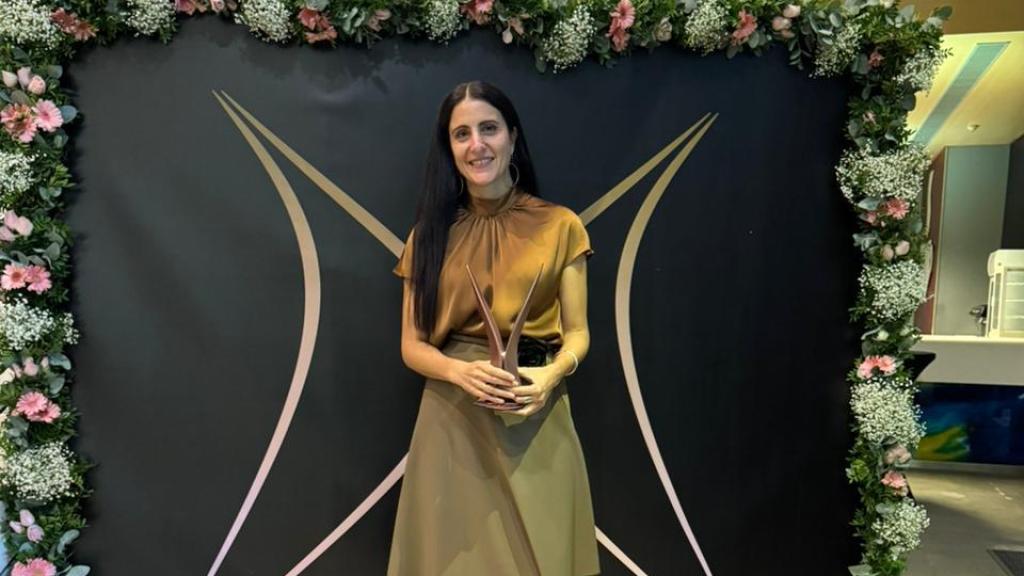 Zisoula Ntasiou, vice president of CTIF at the GIWA event in Athens on November 24, 2025. 