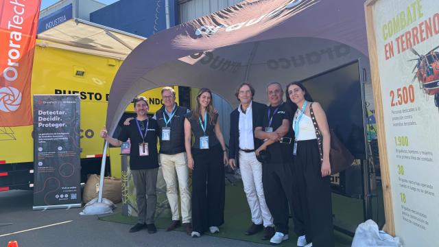 Zisoula Ntasiou, vice president pf CTIF at FIDAE 2026 in Chile