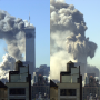 Collapse of the World Trade Center on September 11, 2001. Summary Description	 English: Taken from the same vantage point, collapse images of the two towers of the World Trade Center during the terrorist attacks on September 11, 2001 are compared. Date	11 September 2001 Source	 Own work; derivative work of the following:  by the US Government JohnsonKV DSC 0045.jpg by the US Government   by the US Government JohnsonKV DSC 0106.jpg by the US Government Author	Superior-wisconsin