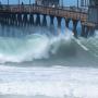 A hurricane off the Baja California Peninsula generated some of the biggest waves seen along the southern California coast in years. Photo from September 28, 2014 by DeeJaySD. https://www.flickr.com/photos/royaltsd/14878574559